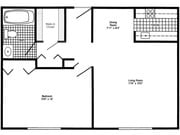 1BR/1BA