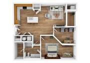 1 Bedroom | 1 Bath | 993 SF