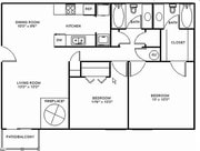 2BR/2BA