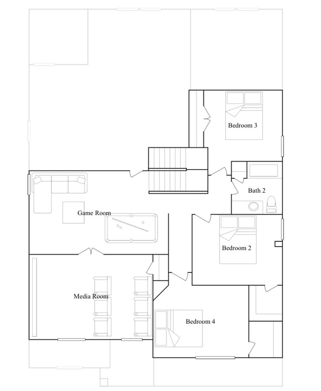 Photo - Large 3036 SF Home - 5 Bed/3 Bath + Media ...