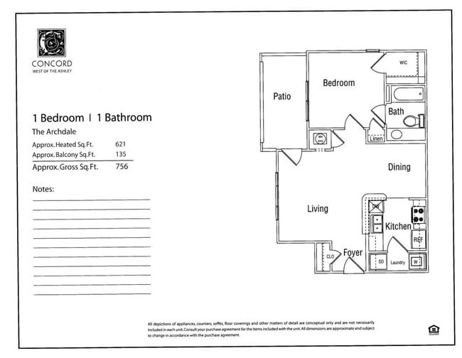 Condo Blueprint - 45 Sycamore Ave Unit 1838
