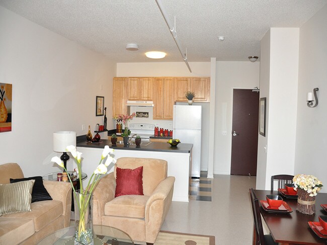 Larrabee Place Kitchen and Living Space