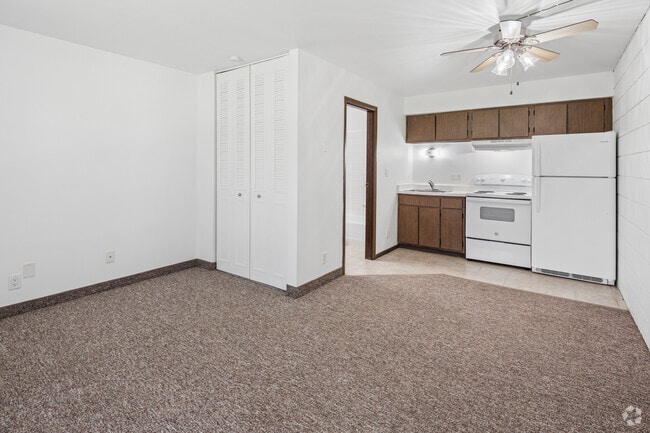 Studio - 272SF - Kitchen, Dining Room, Living Room