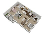 Goldendale - 2 Bed 2 Bath - 1000 Sq. Ft.