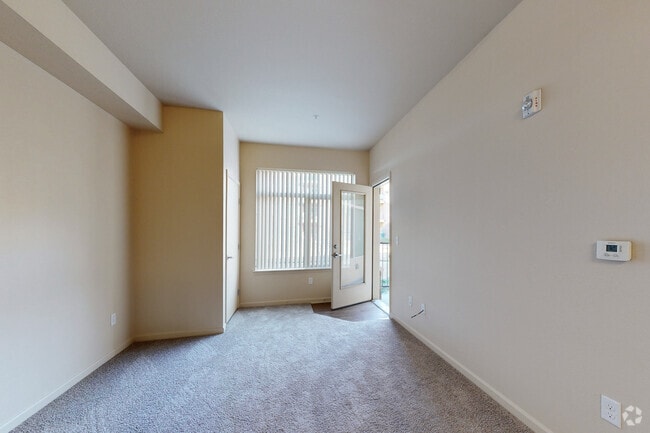 1BR, 1BA - 544SF - Living Room - Dahlia Square Senior Apartments