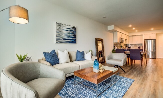 Elegant Living Area | Apartments in Hercules, CA | The Exchange Hercules Bayfront - The Exchange at Bayfront Apartments