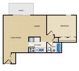 1BR Patio