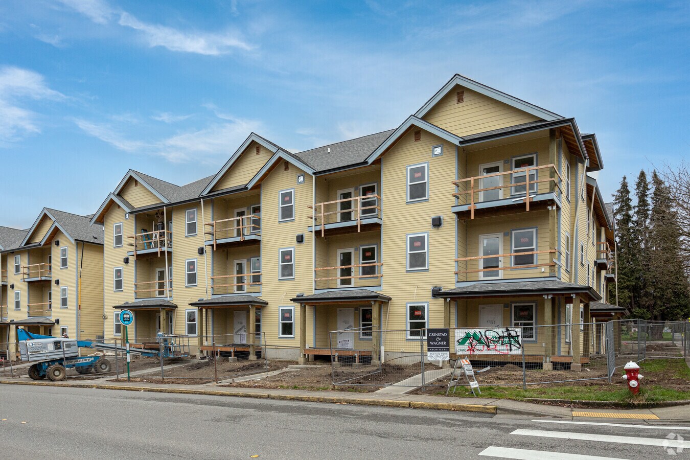 Los trabajos de construcción - de marzo de 2022 - 1200-1210 Billy Frank Jr St