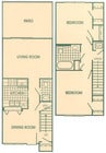 2BR/1.5BA