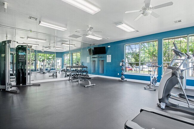 Fitness Center with Cardio and Free Weights