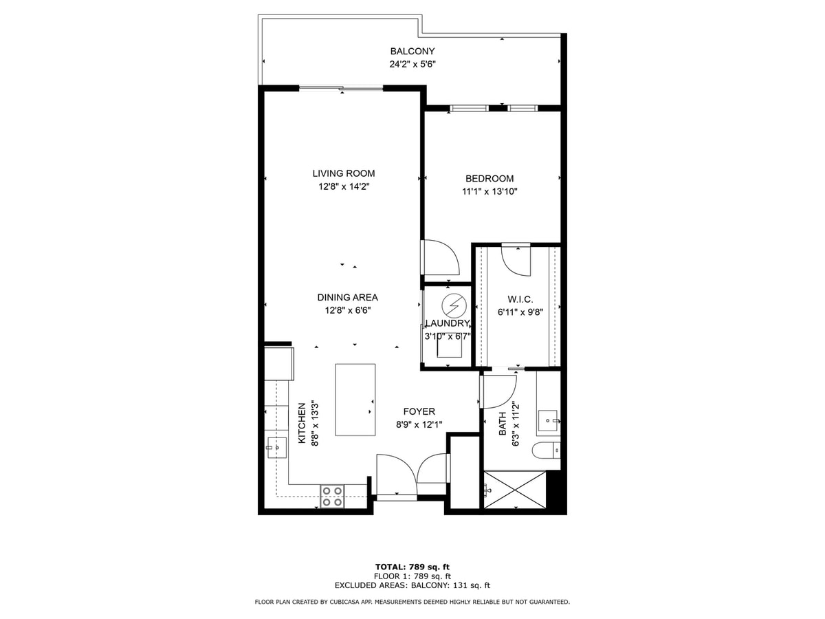 Photo - 1 Bed/ 1 Ba + Balcony Unit 110 W Beall #506