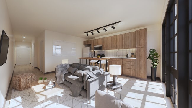 Living room & Kitchen