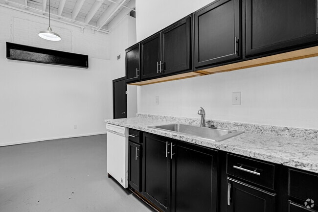 Estudio 1 BA 1,600 ft² - Cocina - Cedars Park Lofts