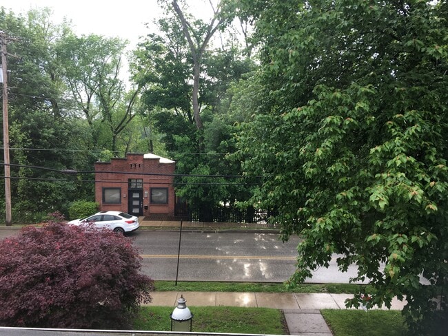 View from living room (river visible in winter - 14 Conewango Ave Unit 3