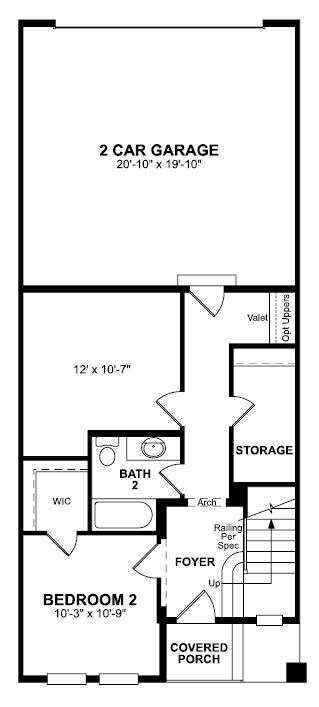 First Floor - 2817 Troutt Dr