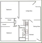 2BR/1BA