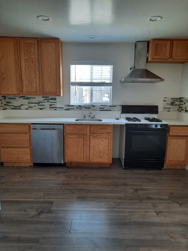 Kitchen and dining area