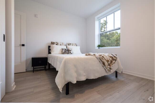 1BR,1BA - 577SF - Bedroom - 9T3 Apartments