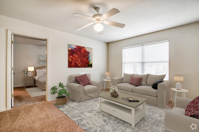 Living Room - Cypress Bend Rental