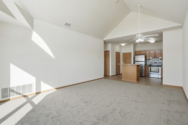 B302 Living Room - Crown Villa Apartments