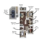 1,242 sq.ft- 2 Bed, 2 Bath