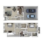 B2 3D Floor plan