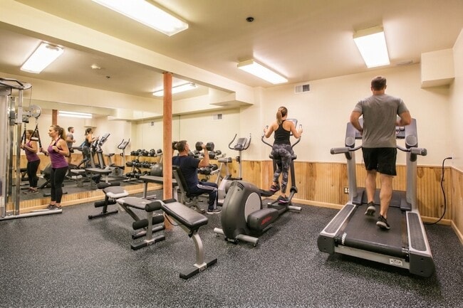 Elevate your fitness routine at Treetop Apartments with our fully-equipped gym, featuring state-of-the-art cardio and strength training machines. Achieve your health goals in a vibrant community. Visit us today to learn more about available options!