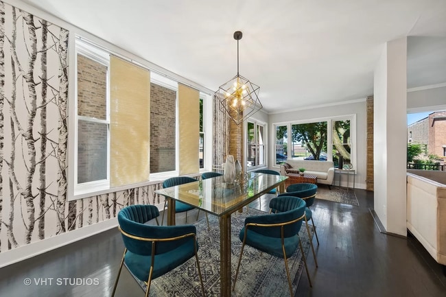 Dining and Living Rooms - 7619 N Bosworth Ave Unit 1