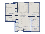 B6 | 2x2 | 991 sf