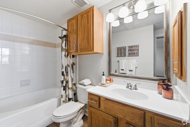 A1 1BR, 1BA - 693SF - Bathroom