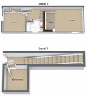 1 BD, 1 BA - 664 SF