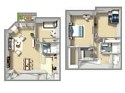 3 Bedroom 2 Bath Townhome, 1550 sq. ft. | Orchard Cove | Apartments in Roy, UT