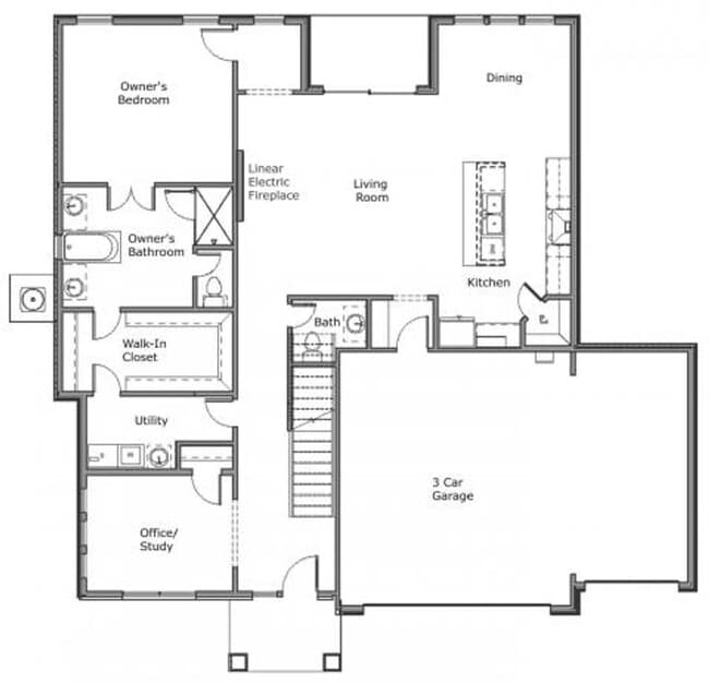 Photo - Modern Home in East Edmond + 4 bed + 3.5 bath + 3 Car Garage