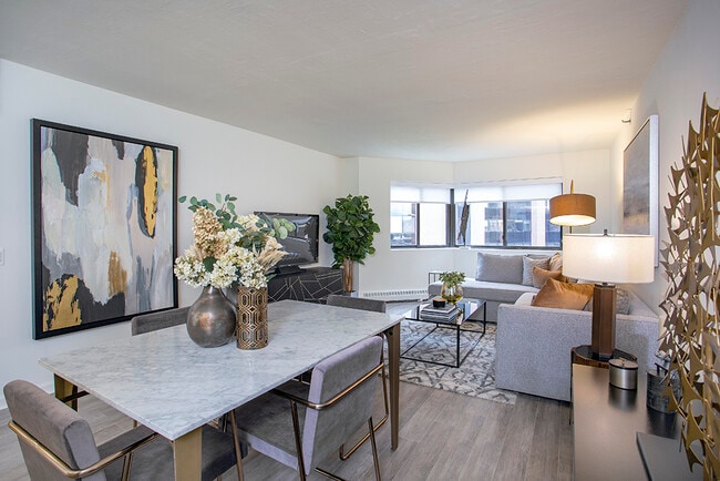 Living Areas feature Wide Plank Flooring - The Metro