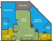 C2: 2bed 2bath