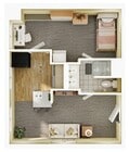 1BR/1BA - A3