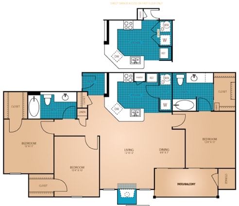 Pecan - 3 Bed, 2 Bath