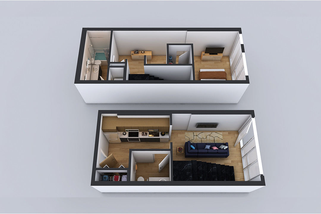 Floor Plan - LW2 1 Bedroom