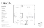 A2B7 floor plan Harrison Yards