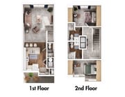 2x2 Townhome - 2 Bed _ 2.5 Bath