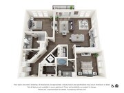 B-2 floor plan The Court at Redstone