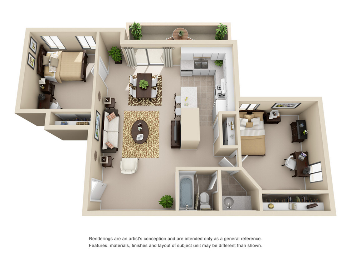 2 Bedroom | 1 Bathroom - 2 Bedroom 1 Bathroom