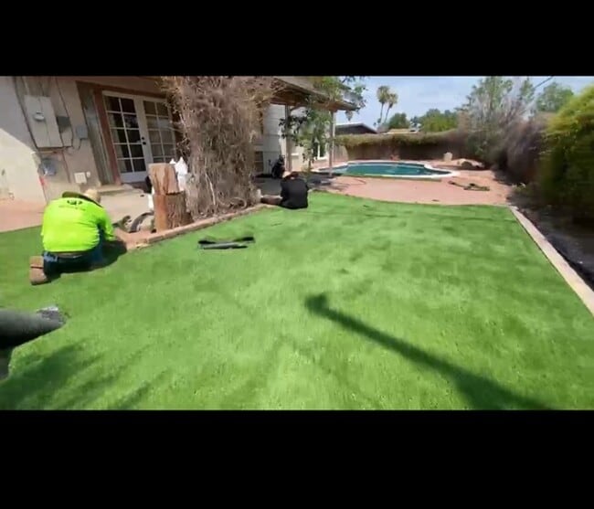 Photo - 6-Bedroom Residence Featuring Pool, Turf Yard & 2-Car Garage