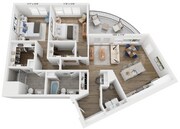 B8 floor plan Rivette Tower