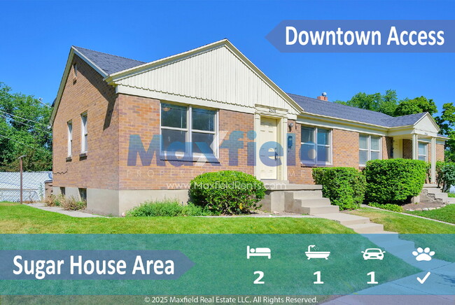 Building Photo - LEASE SPECIAL ! Sugarhouse Bungalow 2 BD 1 BA 1GA - 1500+ sq ft