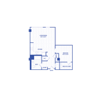 A12 floor plan Watermark at Buzzard Point