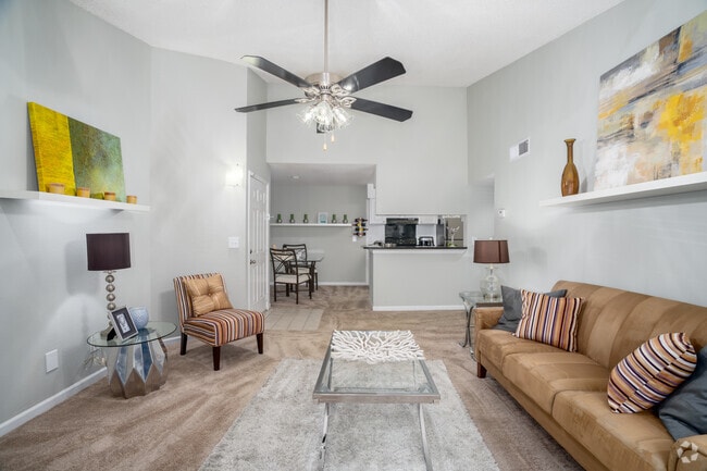 Captain 2BR, 2BA - 1,046SF - Living Room