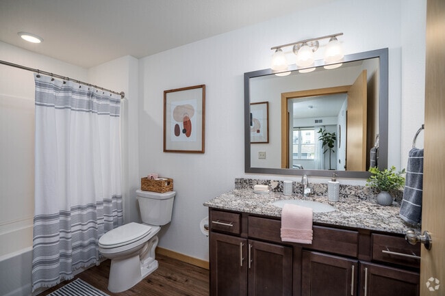 2BR,2BA - 1,157SF - Primary Bathroom
