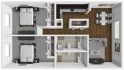 2x2 Floor Plan