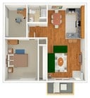 1BR/1BA
